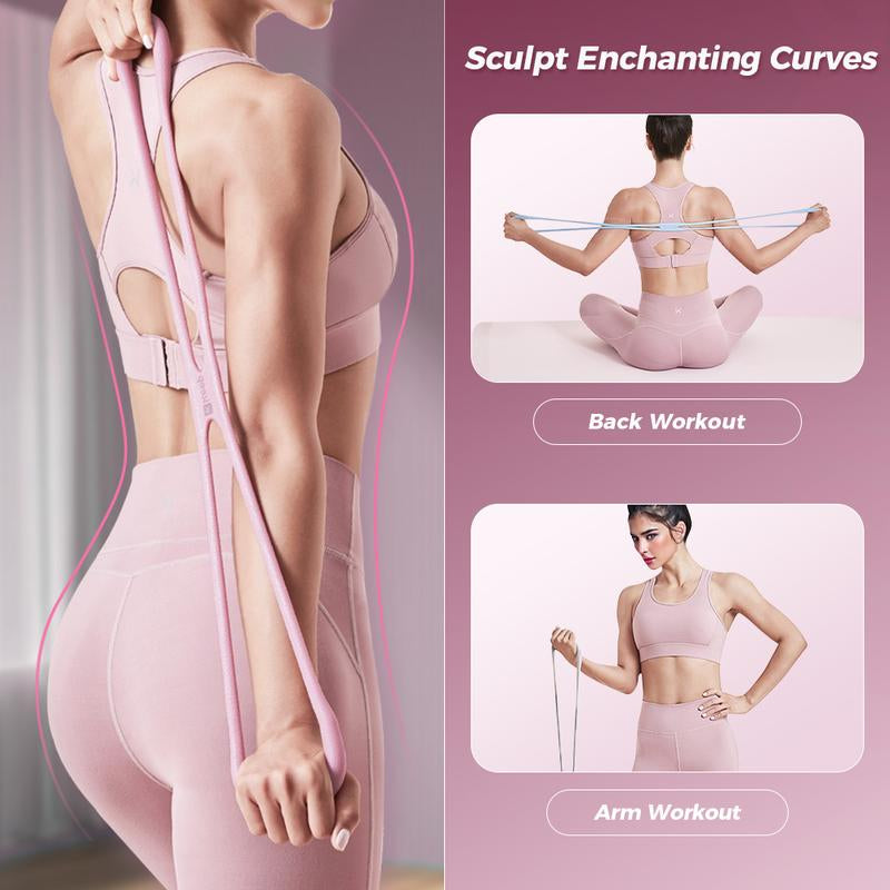 Elevate Your Workout with KEEP Resistance Bands - Versatile Figure 8 TPE Bands for Women, Perfect for Arms, Chest Expansion, Yoga, and Muscle Training